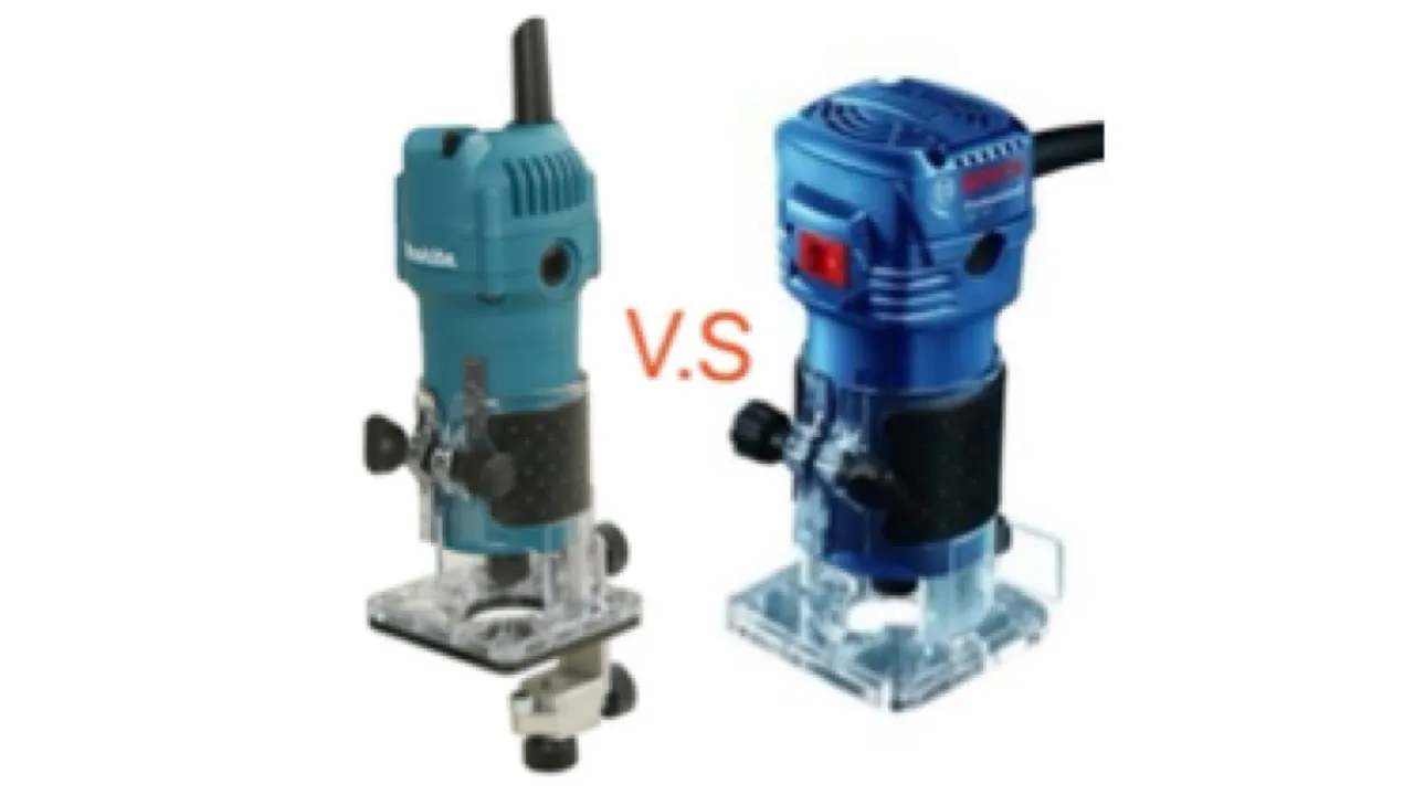 frezarka krawędziowa Bosch GKF 550 vs Makita RT0702C