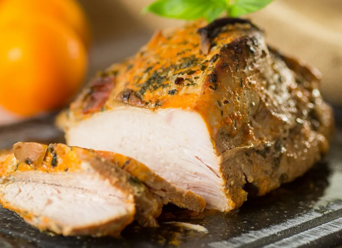 pieczona pierś z indyka w rękawie