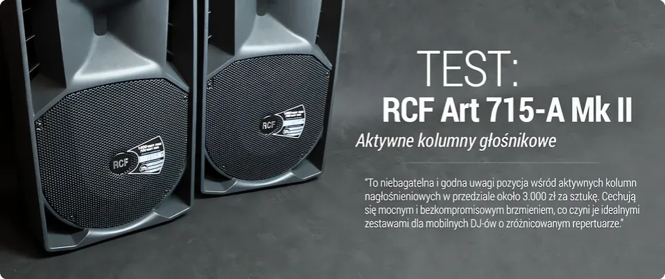 specyfikacja kolumny aktywnej dj