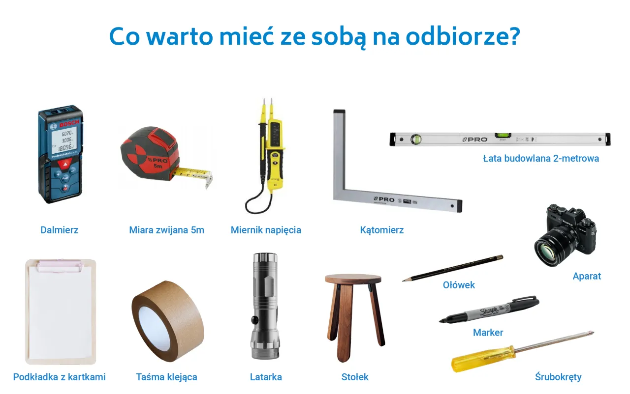 dokumenty do odbioru budynku lista kontrolna