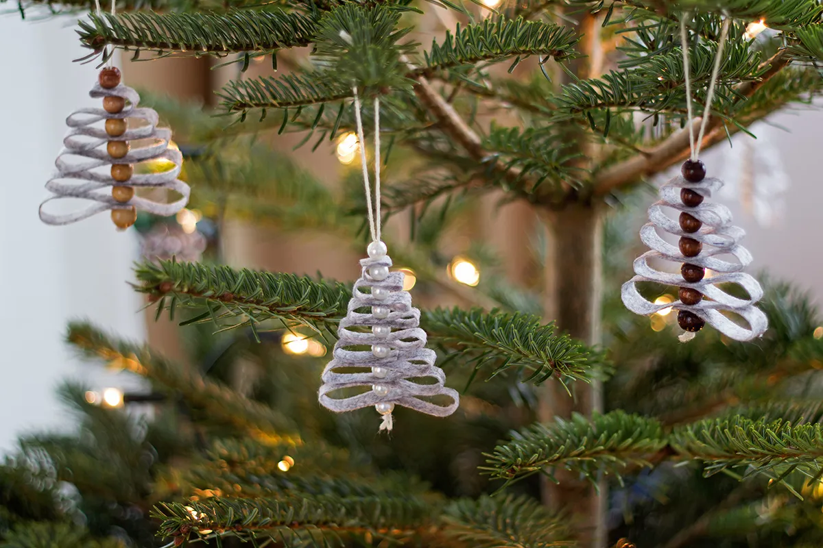 inspirujące ozdoby świąteczne hand made na choince