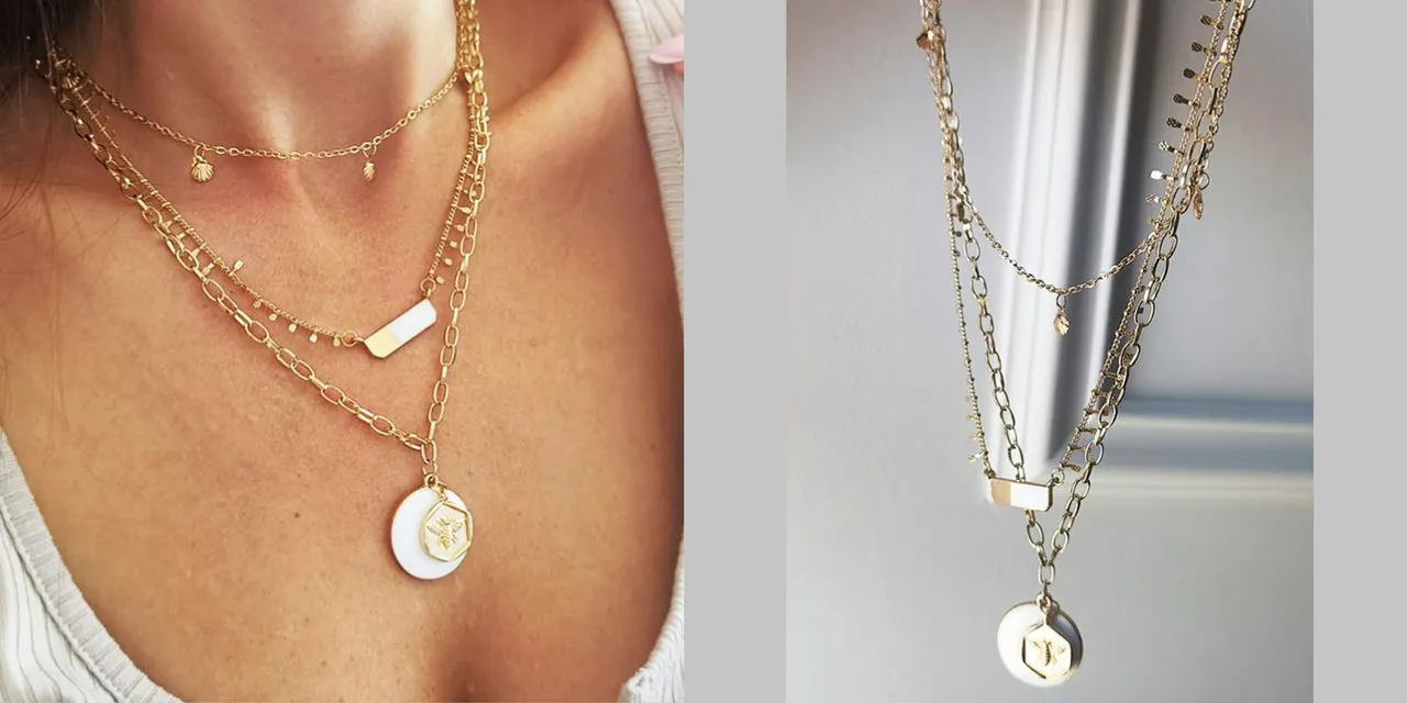 Biżuteria do białej sukienki złota i srebrna por&oacute;wnanie