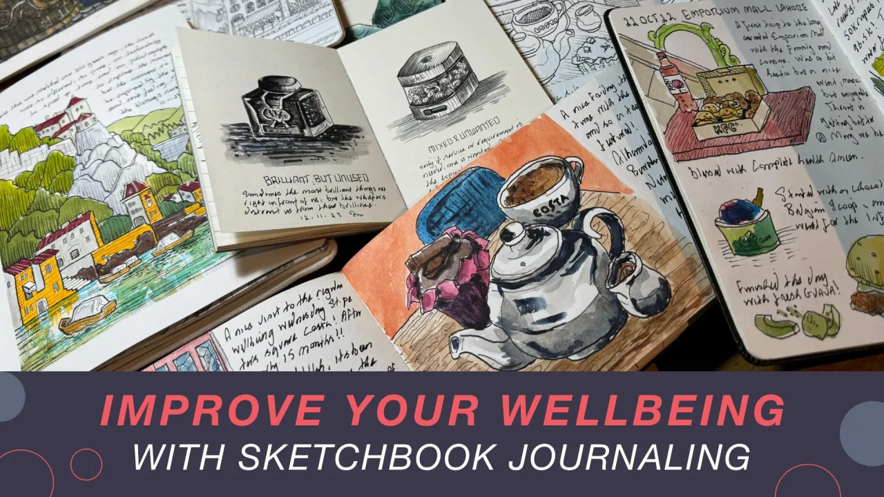 Comiczeichner Skizzenbuch Alltag Inspiration