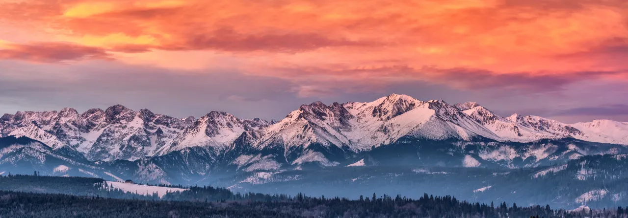 Tatry panorama majestatyczne góry