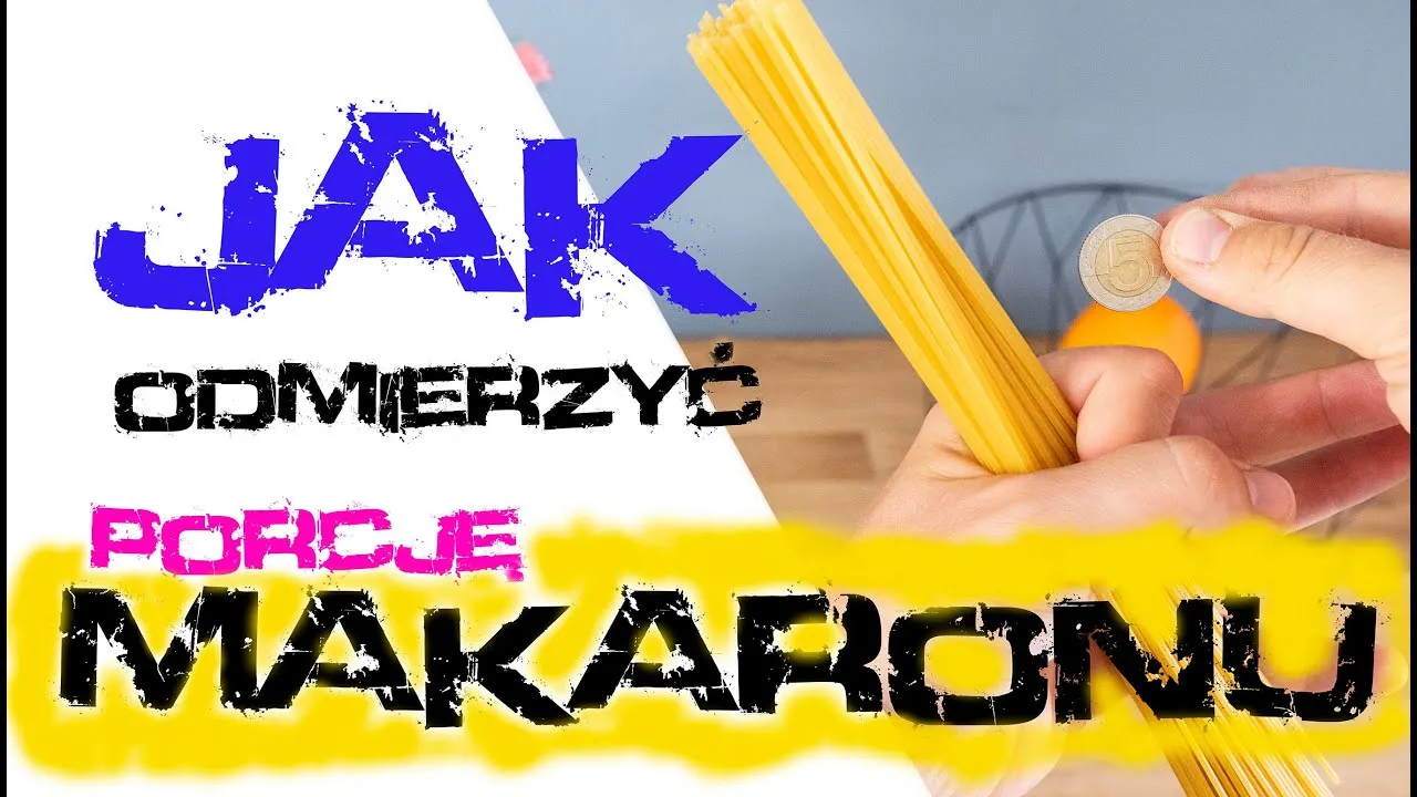 Jak odmierzyć makaron bez wagi, łyżka do spaghetti miarka, szklanka makaron