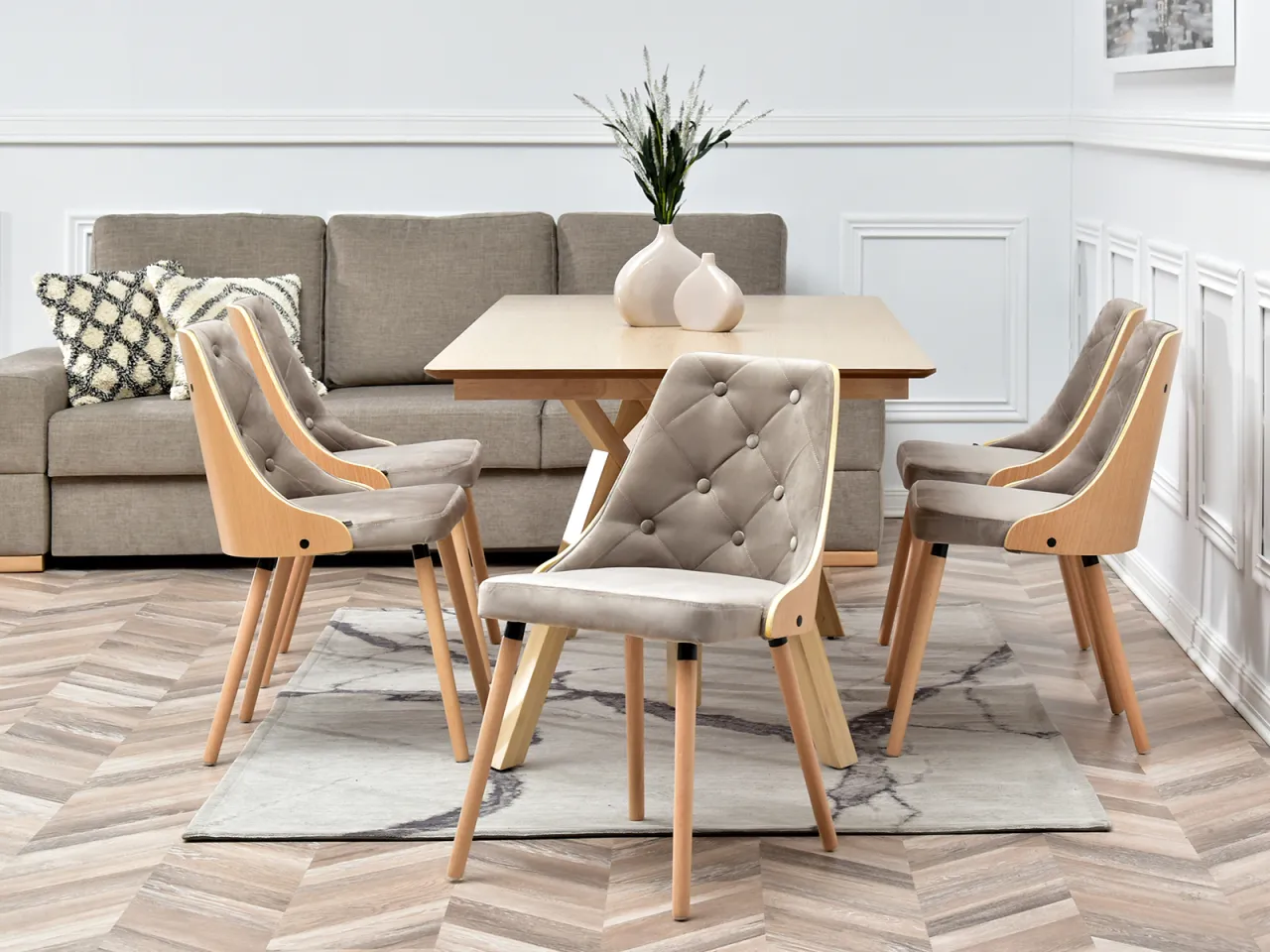 Pikowane krzesło inspiracje style