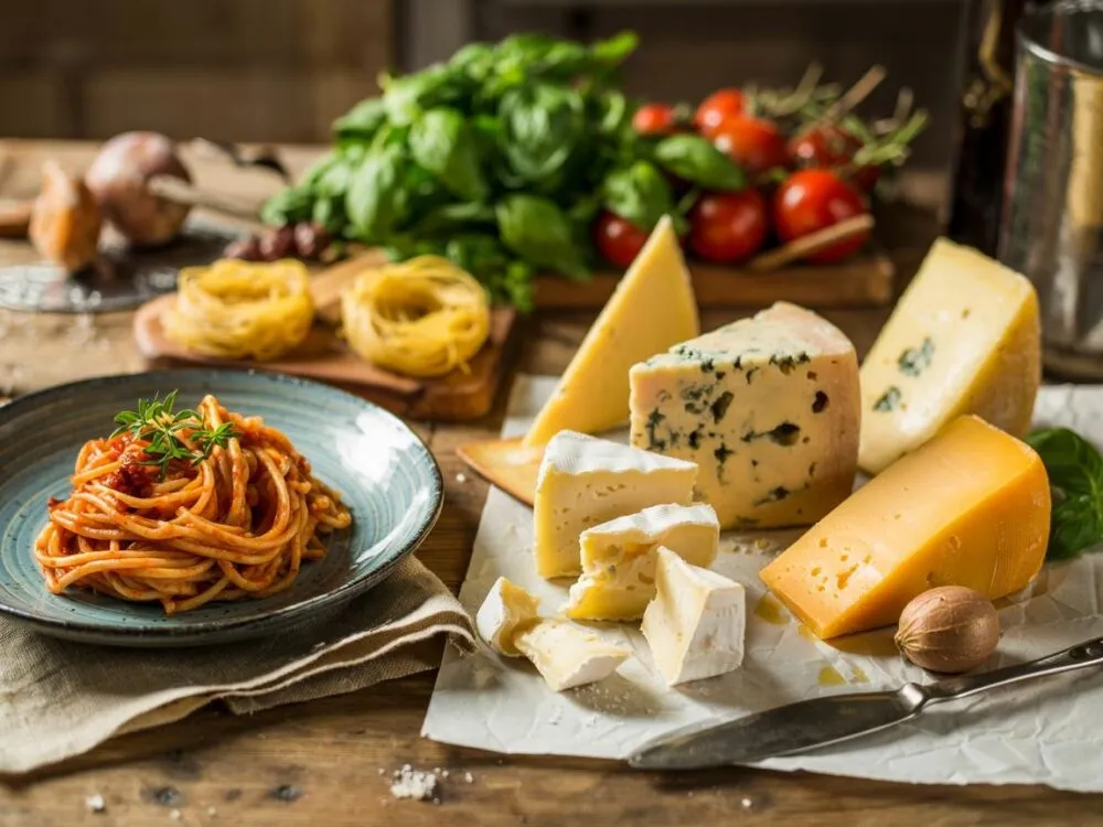 r&oacute;żne sery do makaronu