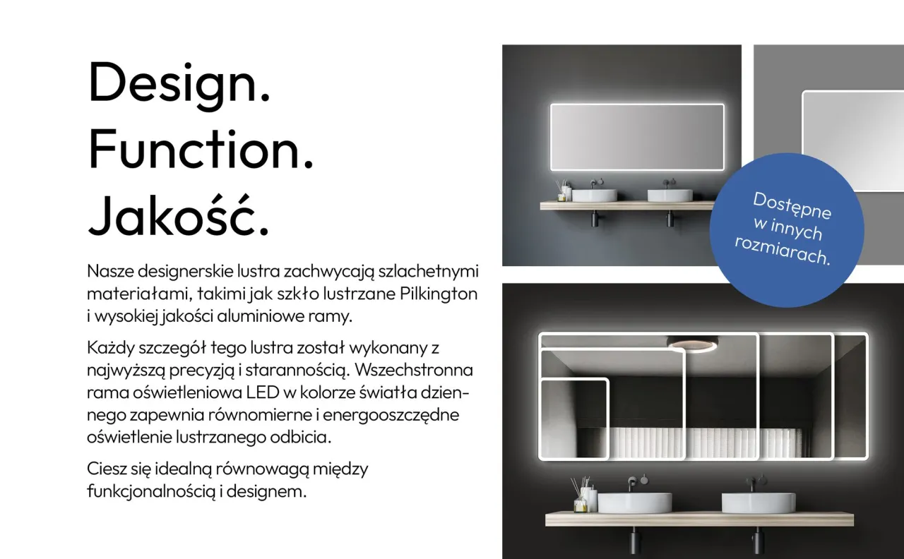 jakość lustra łazienkowego odporność na wilgoć