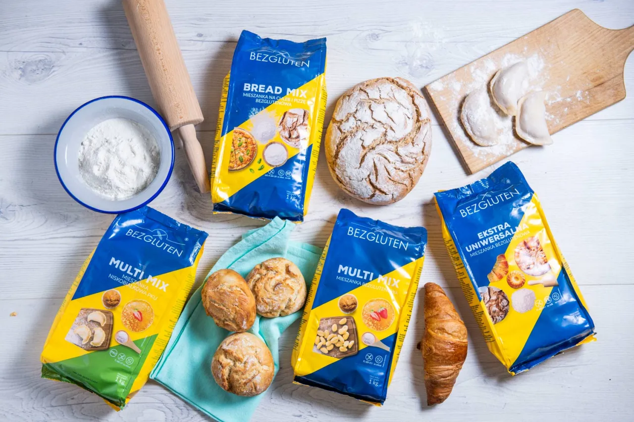 różne mąki bezglutenowe, składniki do pieczenia bez glutenu