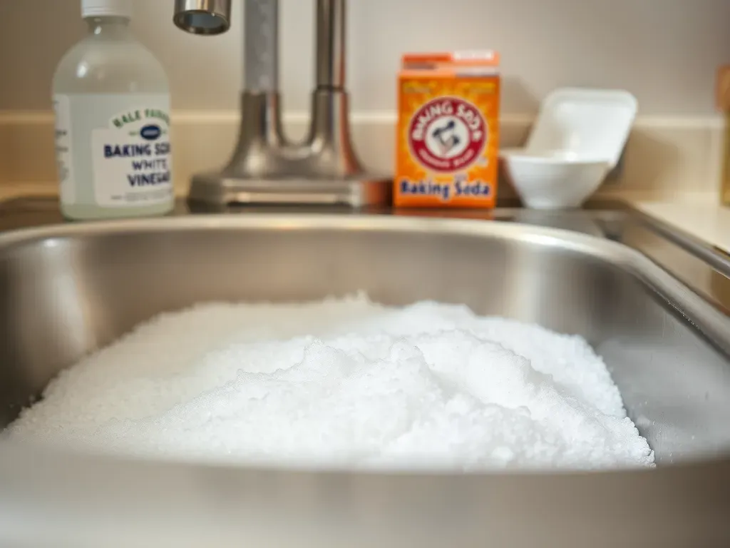 soda oczyszczona i ocet w zlewie reakcja chemiczna