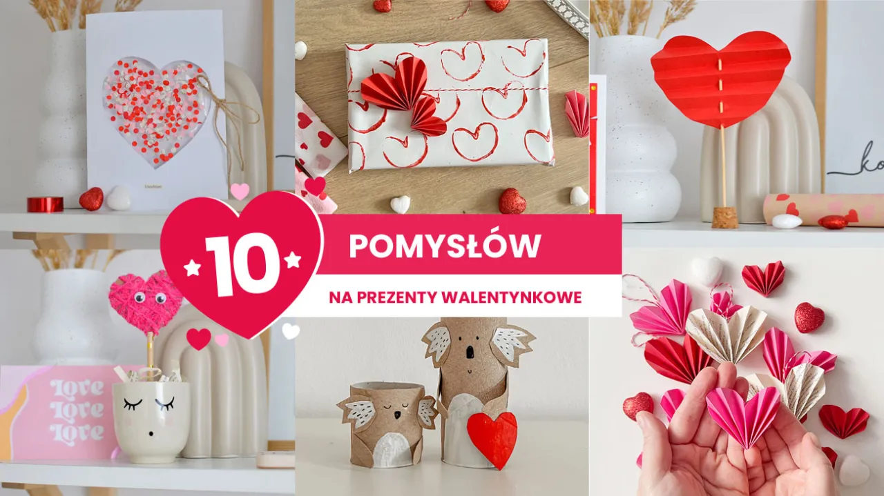 proste prezenty walentynkowe DIY