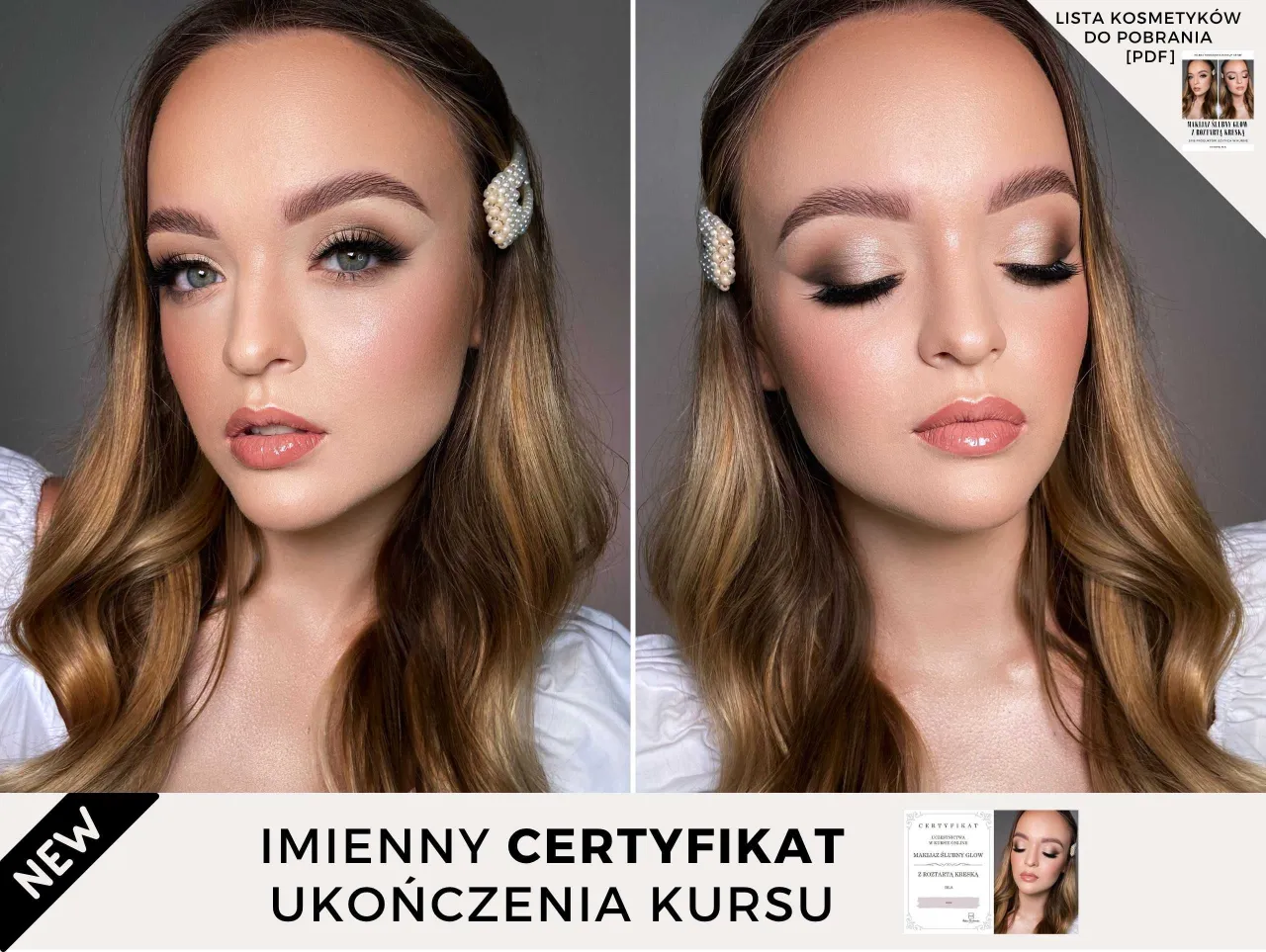 Makijaż weselny soft glam krok po kroku