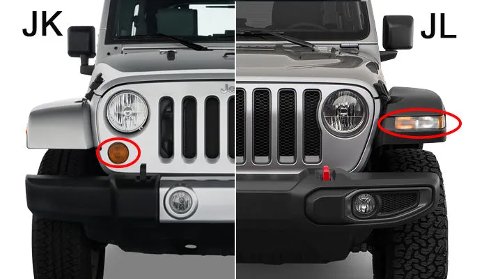 Jeep Wrangler JL i JK por&oacute;wnanie