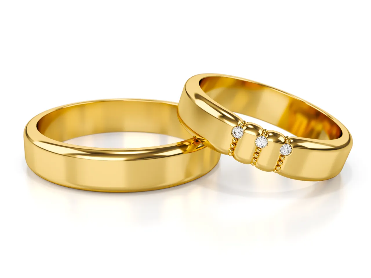 biżuteria złota obrączki pierścionki