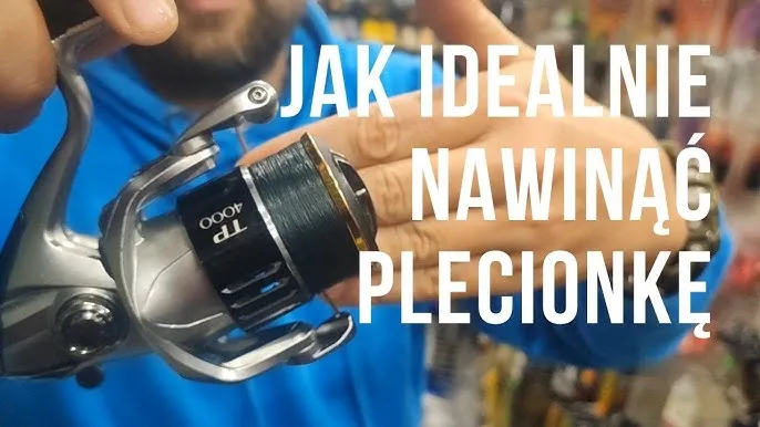 idealny nawój plecionki na szpuli kołowrotka