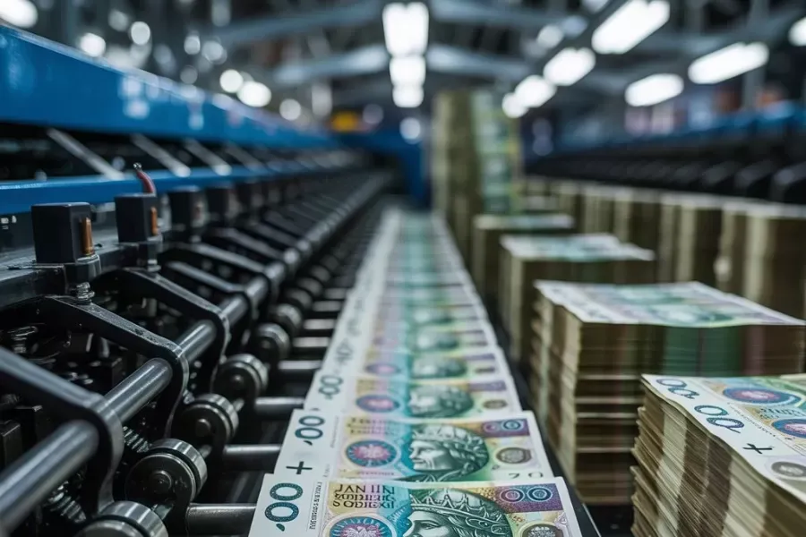 produkcja banknotów proces