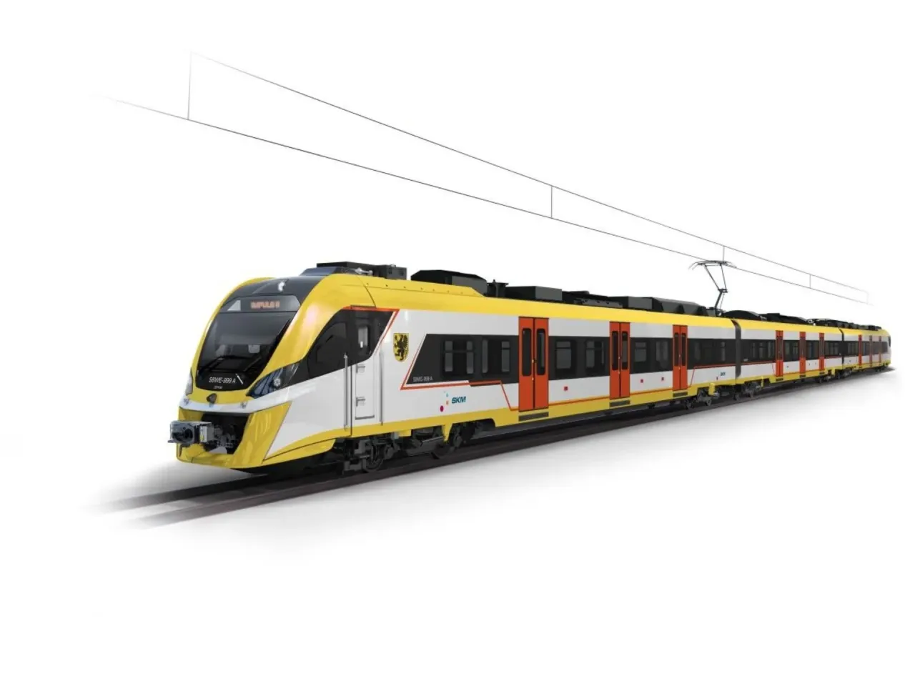 SKM pociąg Tr&oacute;jmiasto