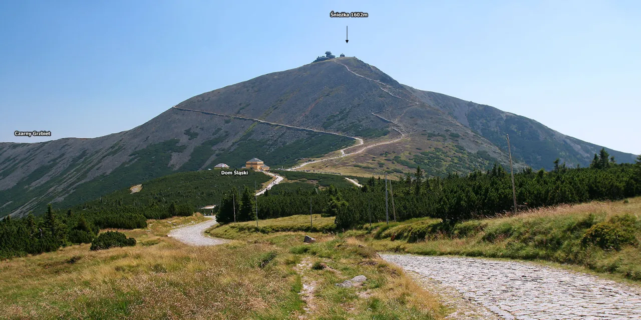 Śnieżka Karkonosze panorama