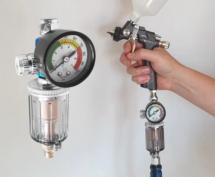 Zestaw przygotowania powietrza do pistoletu lakierniczego