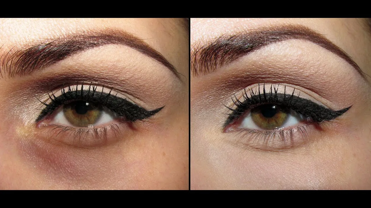 kobieta nakładająca korektor na cienie pod oczami