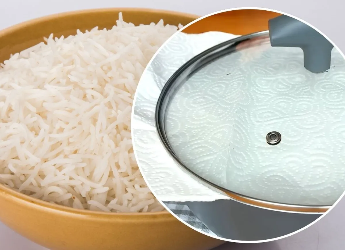 Kleisty ryż w garnku