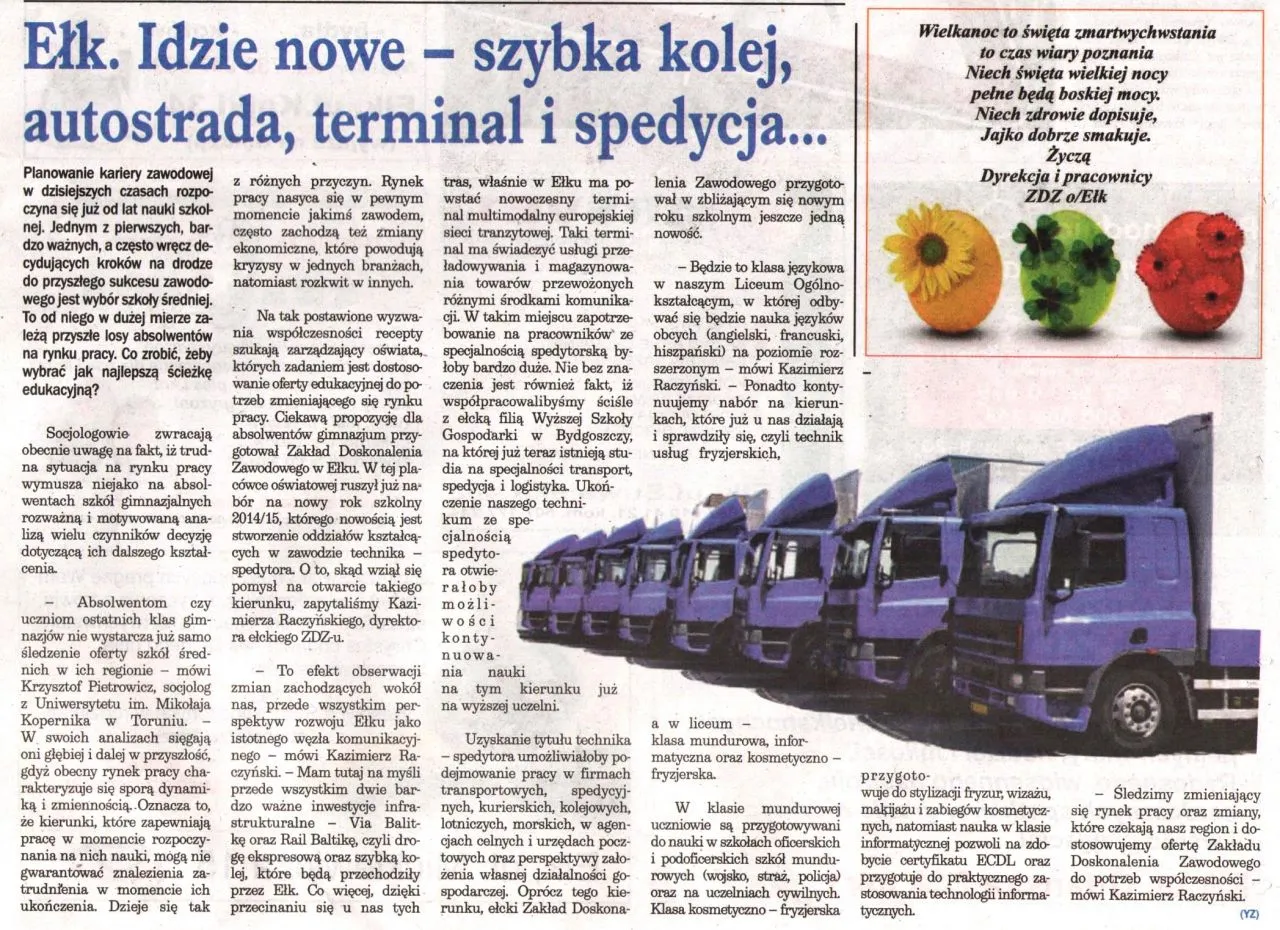 technik spedytor edukacja ścieżka