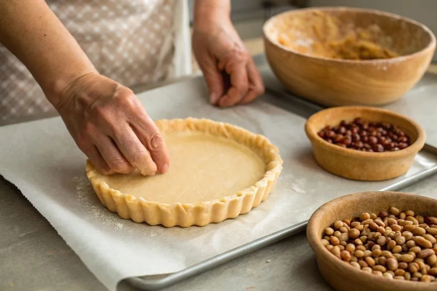 ślepe pieczenie tarty