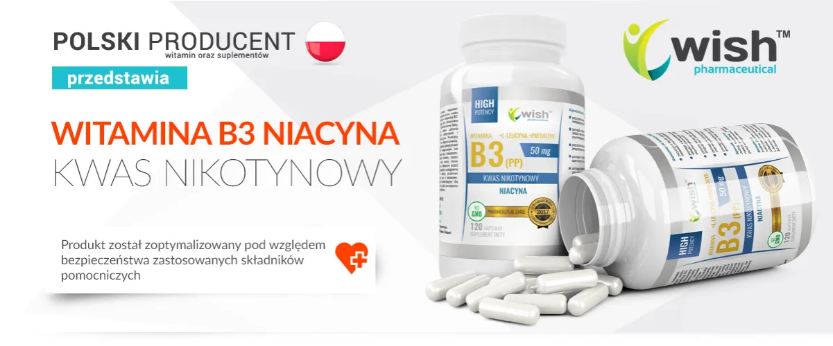 witamina PP suplement diety lek por&oacute;wnanie opakowań