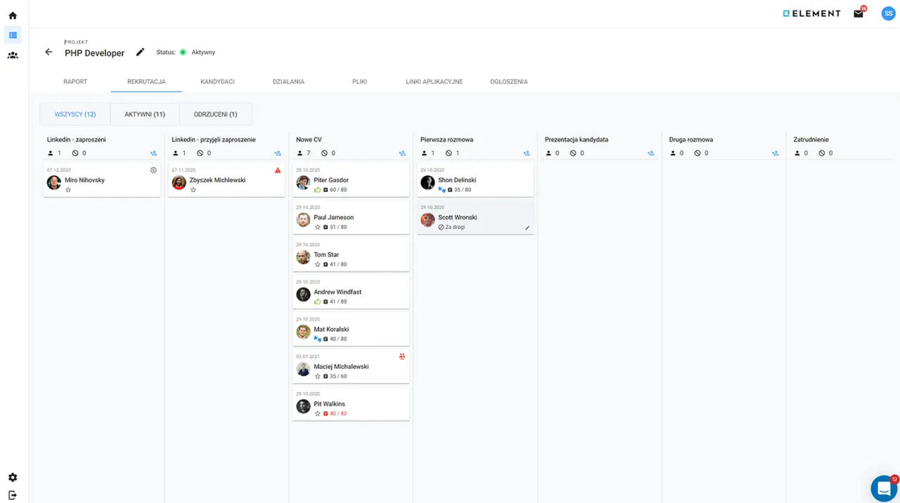 ATS system rekrutacyjny