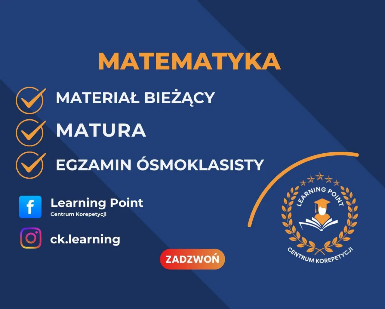 R&oacute;żne formy korepetycji matematyka online i stacjonarnie