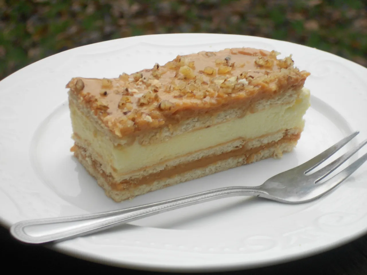 Ciasto Krówka na herbatnikach