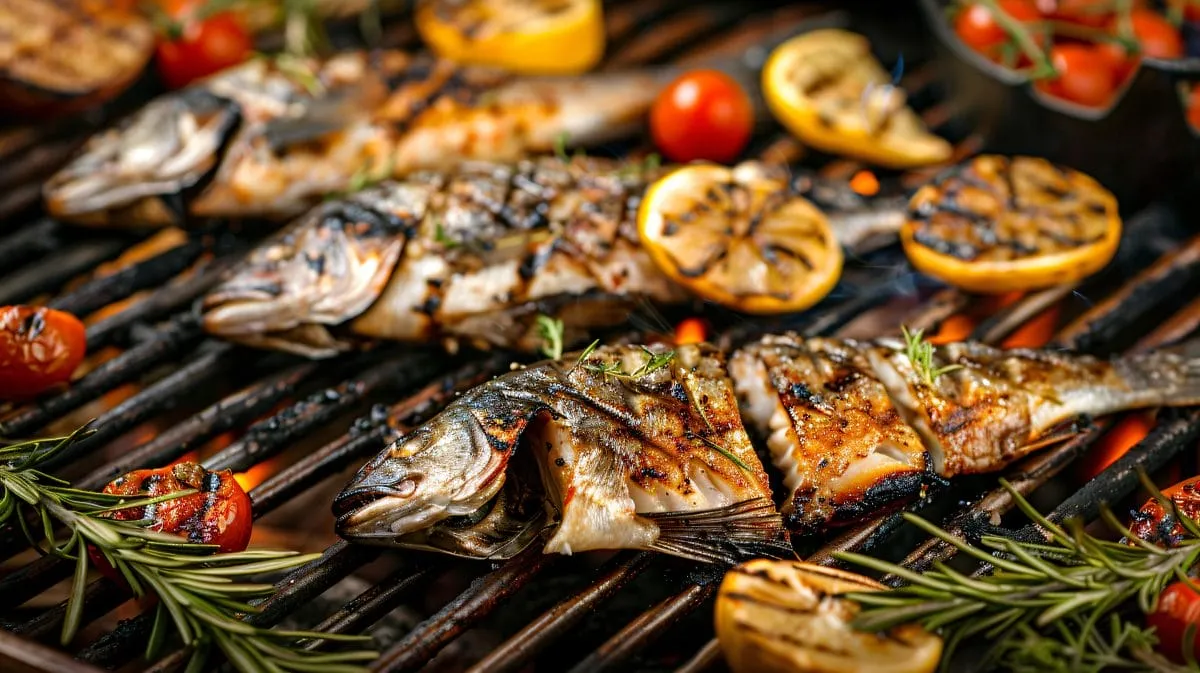 różne gatunki ryb na grill