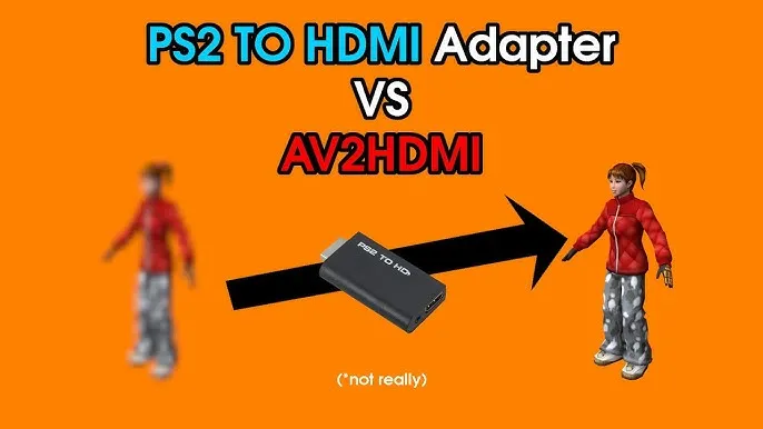 r&oacute;żne adaptery PS2 na HDMI por&oacute;wnanie