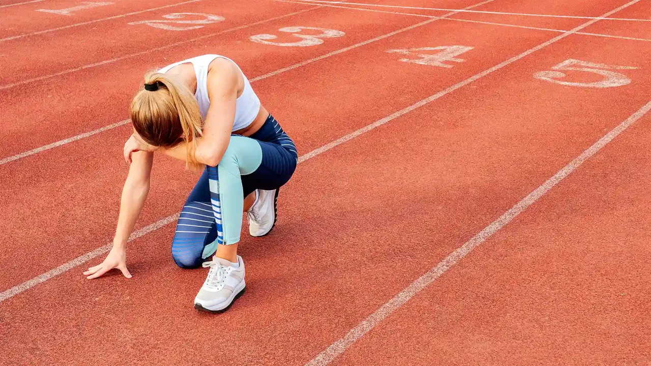 Zmęczony biegacz objawy hipoglikemii