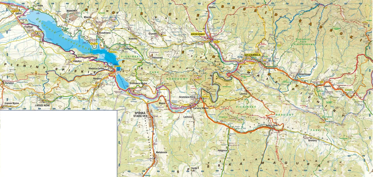 Pieniny szlaki turystyczne rowerowe