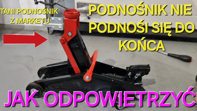 Odpowietrzanie lewarka żaba schemat