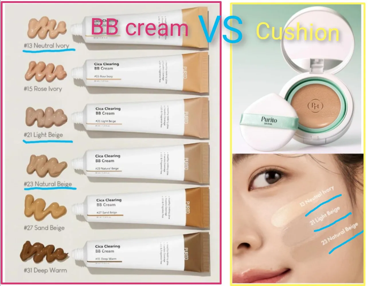 krem bb vs podkład por&oacute;wnanie
