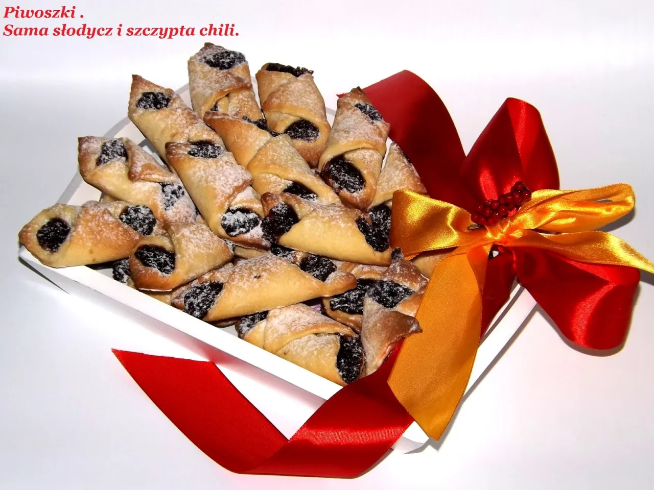 Ciastka piwoszki na talerzu