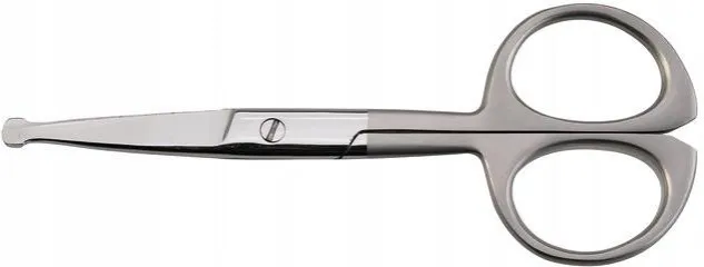 bezpieczne nożyczki do nosa zaokrąglone