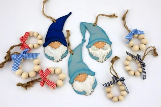 Koralikowe ozdoby świąteczne