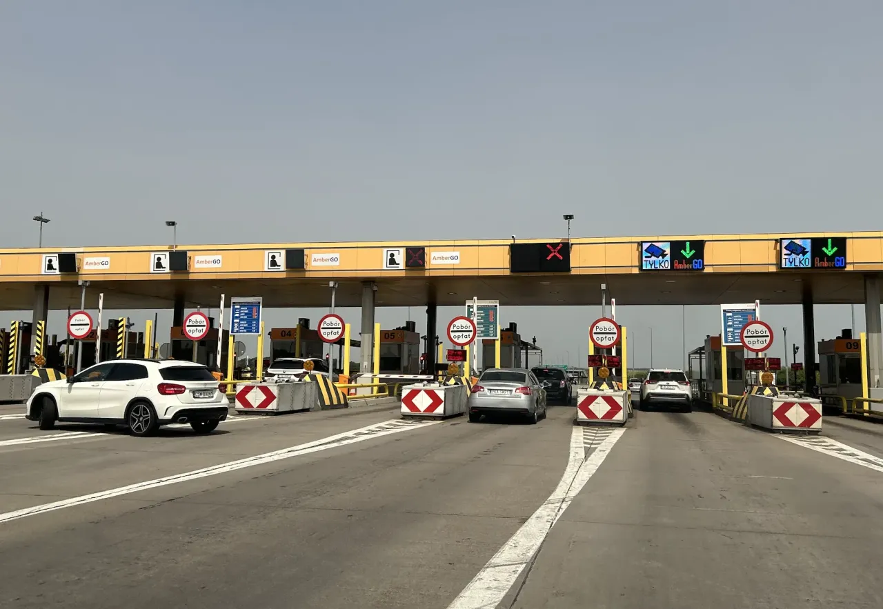 autostrada A1 bramka AmberGO
