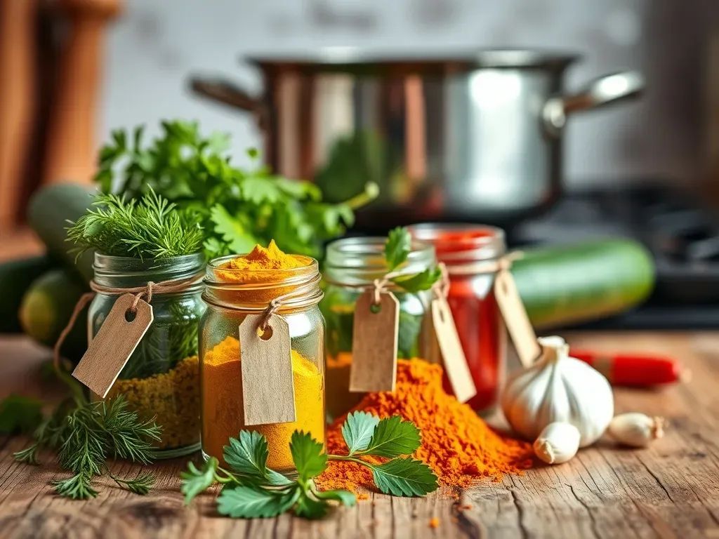 najważniejsze zioła do zupy og&oacute;rkowej koperek lubczyk liść laurowy ziele angielskie