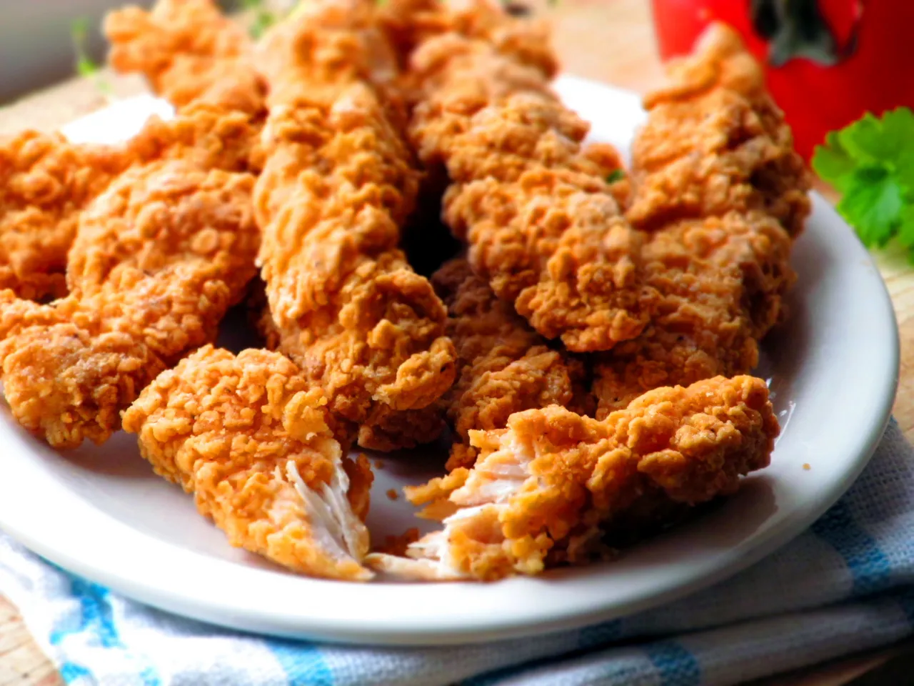 kurczak w chrupiącej panierce