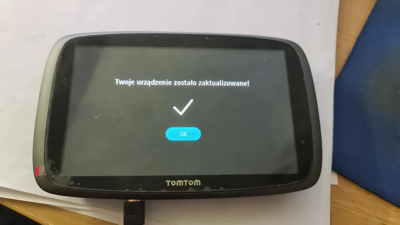 TomTom nawigacja błędy aktualizacji