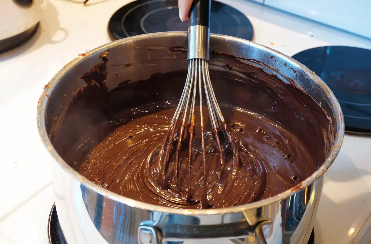 r&oacute;żne rodzaje śmietany do ganache lub idealna polewa czekoladowa