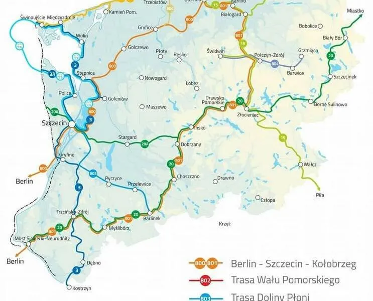 rowerem ze szczecina do berlina trasa