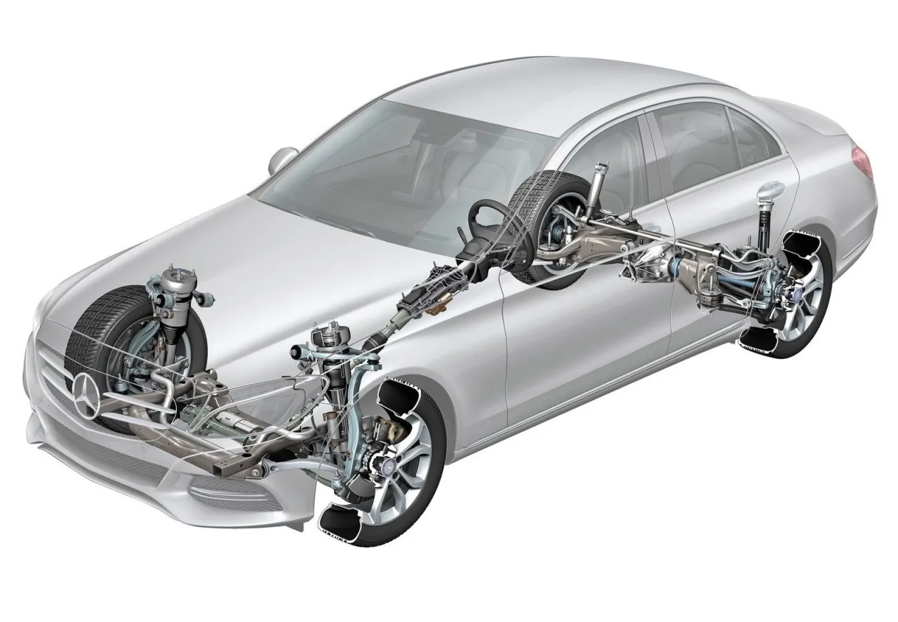 wpływ masy nieresorowanej na samoch&oacute;d