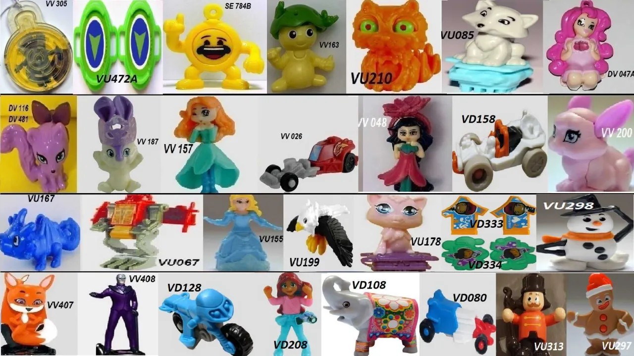 figurki Kinder Niespodzianka Miraculum