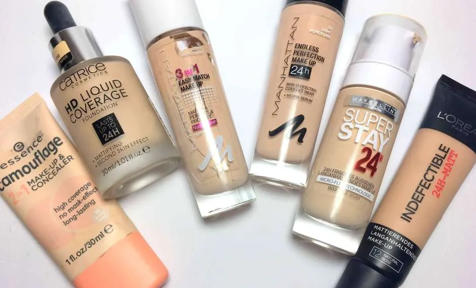 helle haut make-up foundation auswahl