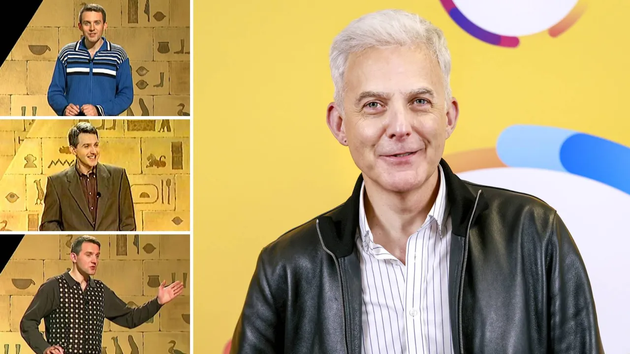 Trzy ujęcia prowadzącego 